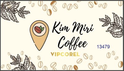 File gốc Tranh tường Kim Miri Coffee quán cà phê (cho in ấn) độc quyền