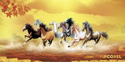 File PSD Tranh tường Mã Đáo Thành Công - Tranh con ngựa #12 (nguyên bản) cho thiết kế