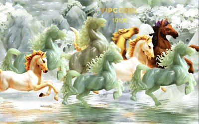 File gốc Tranh tường Mã Đáo Thành Công - Tranh con ngựa #19 (cho in ấn) từ Filetranh.com