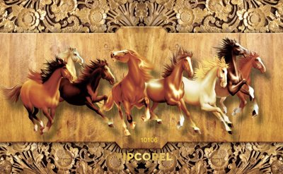 File tranh Tranh tường Mã Đáo Thành Công - Tranh con ngựa #25 (bản gốc) in canvas