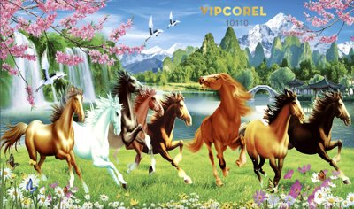 File tranh Tranh tường Mã Đáo Thành Công - Tranh con ngựa #29 (ảnh gốc) sắc nét hoàn hảo