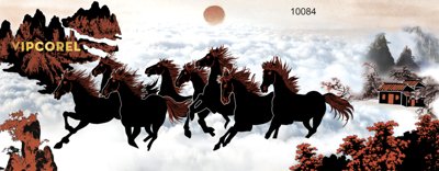 File gốc Tranh tường Mã Đáo Thành Công - Tranh con ngựa #3 (trang trí) cho phòng khách