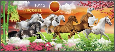 Tải file Tranh tường Mã Đáo Thành Công - Tranh con ngựa #31 (ảnh gốc) in gạch 3D