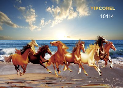 Tải file Tranh tường Mã Đáo Thành Công - Tranh con ngựa #33 (PSD) cho in tranh 3D