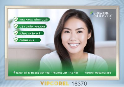 Ảnh mô tả file gốc in mica Tranh tường Trung tâm Nha Khoa Dental Implants