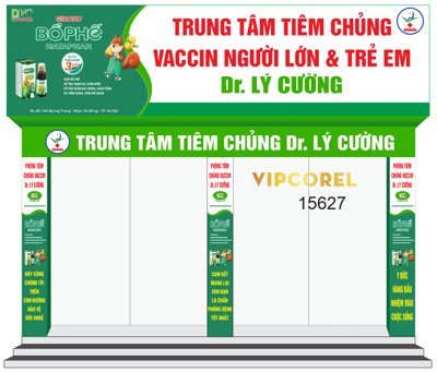 File in mica Trung tâm tiêm chủng Vaccine Dr Lý Cường (bản gốc) làm vách ngăn