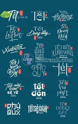 File gốc in ấn Typo Tet (6) chuẩn màu CMYK