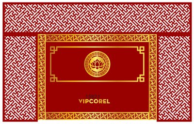 File tranh Vách CNC ốp tường sau bàn thờ #49 file corel (bản gốc) in lụa dán tường