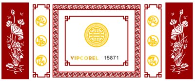 File tranh Vách CNC ốp tường sau bàn thờ #94 file corel (bản gốc) treo quán cafe