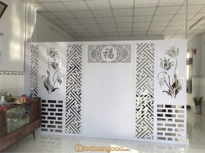 Tệp tin gốc Vách ngăn phòng thờ CNC 3 tấm ghép file CDR (dùng cho in) Vách ngăn phòng thờ CNC 3 tấm ghép file CDR