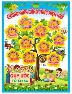 File tranh in mica [VIP] NỘI QUY LỚP CHÚNG MÌNH #8 file PDF & CDR (độ phân giải cao)