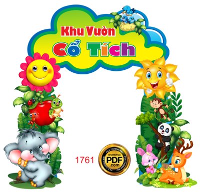 Tải file [VIP] Trang trí Khu vườn Cổ Tích file PDF & CDR (gốc) làm file in ấn