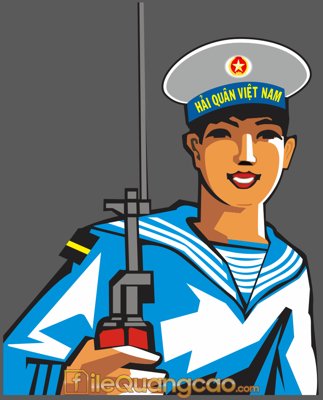 File tranh Vector Chiến sỹ Hải quân Việt Nam file CorelDRAW (file gốc) chủ đề phong thủy