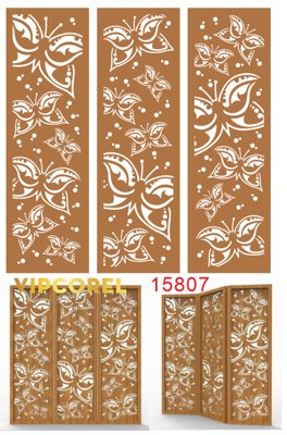 Download file gốc Vector Vách ngăn CNC con bướm file corel (in mica) logo