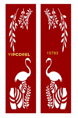 Hình ảnh file gốc Vector Vách ngăn CNC con cò file corel (chất lượng cao)