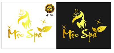 File tranh Vector logo Mộc Spa - beauty - làm đẹp file PDF (gốc) chủ đề tĩnh vật