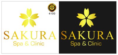 Tải file Vector logo Spa Sakura Spa & Clinic file PDF (gốc) chủ đề hoa sen