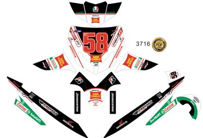 File tranh Vector tem xe máy Vario 150 #16 file corel (gốc) chủ đề tĩnh vật