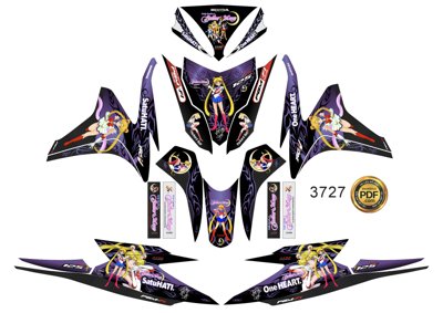 File tranh quảng cáo Vector tem xe máy Vario 150 #27 file corel (download file gốc)