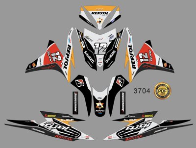 File gốc Vector tem xe máy Vario 150 #4 file corel (PNG) trong suốt (transparent)