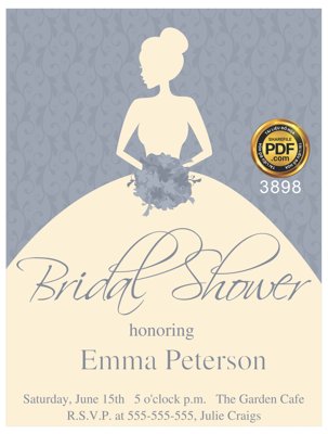 File gốc Vector wedding Invitation #133 file PDF (trang trí) phòng trẻ em