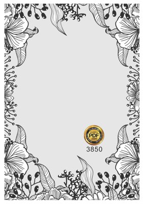 File tranh Vector wedding Invitation #85 file PDF (bản gốc) trang trí văn phòng