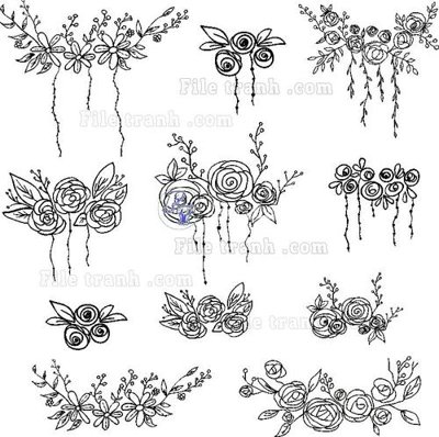 File gốc Vetores (1111) (in tráng gương) ốp tường