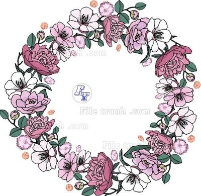 File tranh Vetores (607) (bản gốc) in lụa 5D