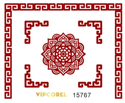 Tải file Viền chữ C và tấm dán sau bàn thờ Mandala (gốc) in nhanh