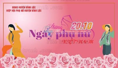 File tranh backdrop ky niem ngay phu nu vietnam 20-10 (2) (ảnh gốc) sắc nét hoàn hảo