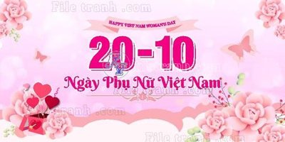 Mua file gốc backdrop ky niem ngay phu nu vietnam 20-10 (6) (in ấn) tại Filetranh.com