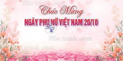 Tải file backdrop ky niem ngay phu nu vietnam 20-10 (8) (ảnh gốc) in gạch 3D