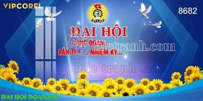 File tranh File thiết kế mẫu pano phông tranh đại hội đoàn 109 (ảnh gốc) không bị mờ