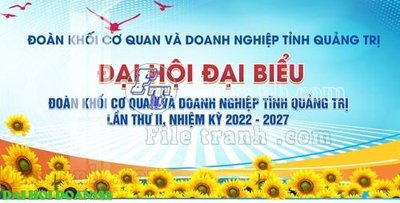 Tải file gốc File thiết kế mẫu pano phông tranh đại hội đoàn 122 (in khổ lớn) quảng cáo
