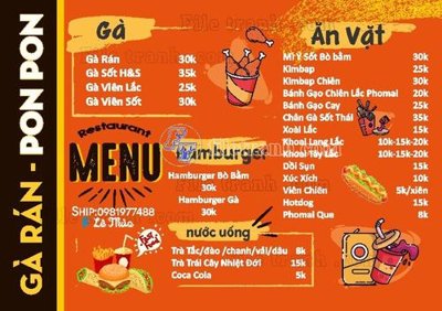 Tải file ga hamburger an vat (gốc) làm file quảng cáo