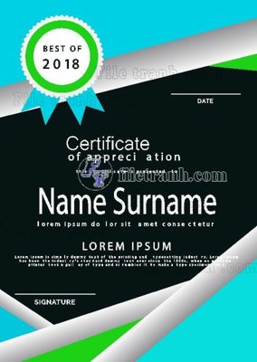 File gốc in ấn mau chung nhan 115 chất lượng vượt trội