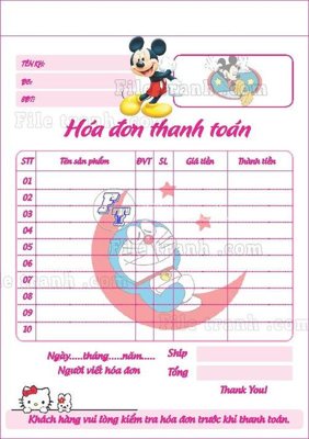 File tranh mau hoa don ban hang (16) (gốc) chủ đề trẻ em