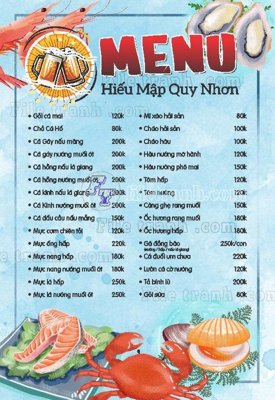 Hình ảnh gốc menu hieu map quy nhon (để in khổ lớn)