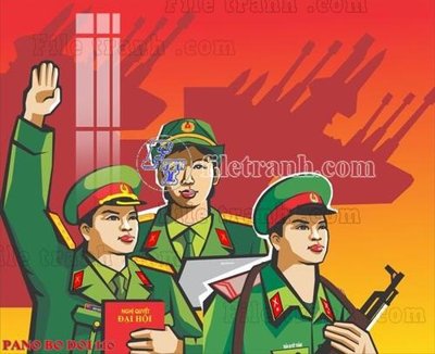 File in mica File thiết kế mẫu tranh pano bộ đội 116 (bản gốc) sắc sảo