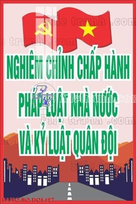File gốc File thiết kế mẫu tranh pano bộ đội 127 (in lụa) trang trí tường