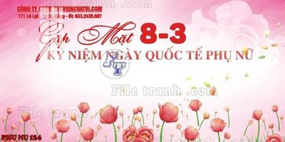 Tải file gốc File mẫu phông sân khấu quốc tế phụ nữ 8/3 mã 124 (bản PSD) đầy đủ layer