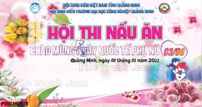 File gốc File mẫu phông sân khấu quốc tế phụ nữ 8/3 mã 175 (in 3D) nghệ thuật