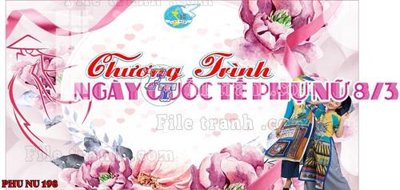 File gốc File mẫu phông sân khấu quốc tế phụ nữ 8/3 mã 198 (Filetranh.com) File mẫu phông sân khấu quốc tế phụ nữ 8/3 mã 198