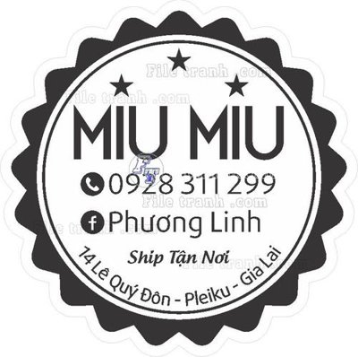 File tranh tem miu miu (ảnh gốc) độ nét vượt trội