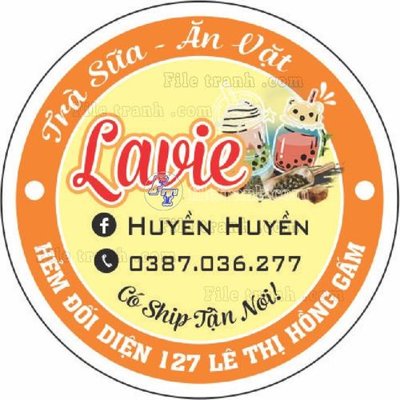 File gốc tem tra sua lavie_1 (cho in ấn) từ kho Filetranh