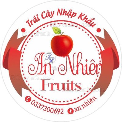 Tải file tem trai cay An An (gốc) làm file thiết kế