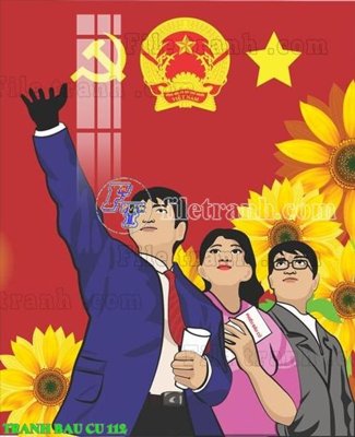 Tải file gốc File thiết kế mẫu pano phông tranh bầu cử 112 (in bạt) quảng cáo