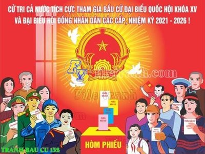 Tải file gốc File thiết kế mẫu pano phông tranh bầu cử 132 (in không vỡ ảnh)