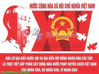 File tranh PSD File thiết kế mẫu pano phông tranh bầu cử 134 chất lượng cao
