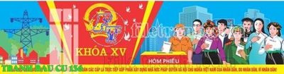 File in mica File thiết kế mẫu pano phông tranh bầu cử 136 (bản gốc) sắc sảo